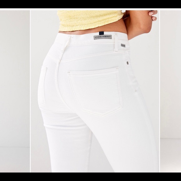 Citizens of Humanity White Manic Bootcut Jeans size 28 - Picture 2 of 10
